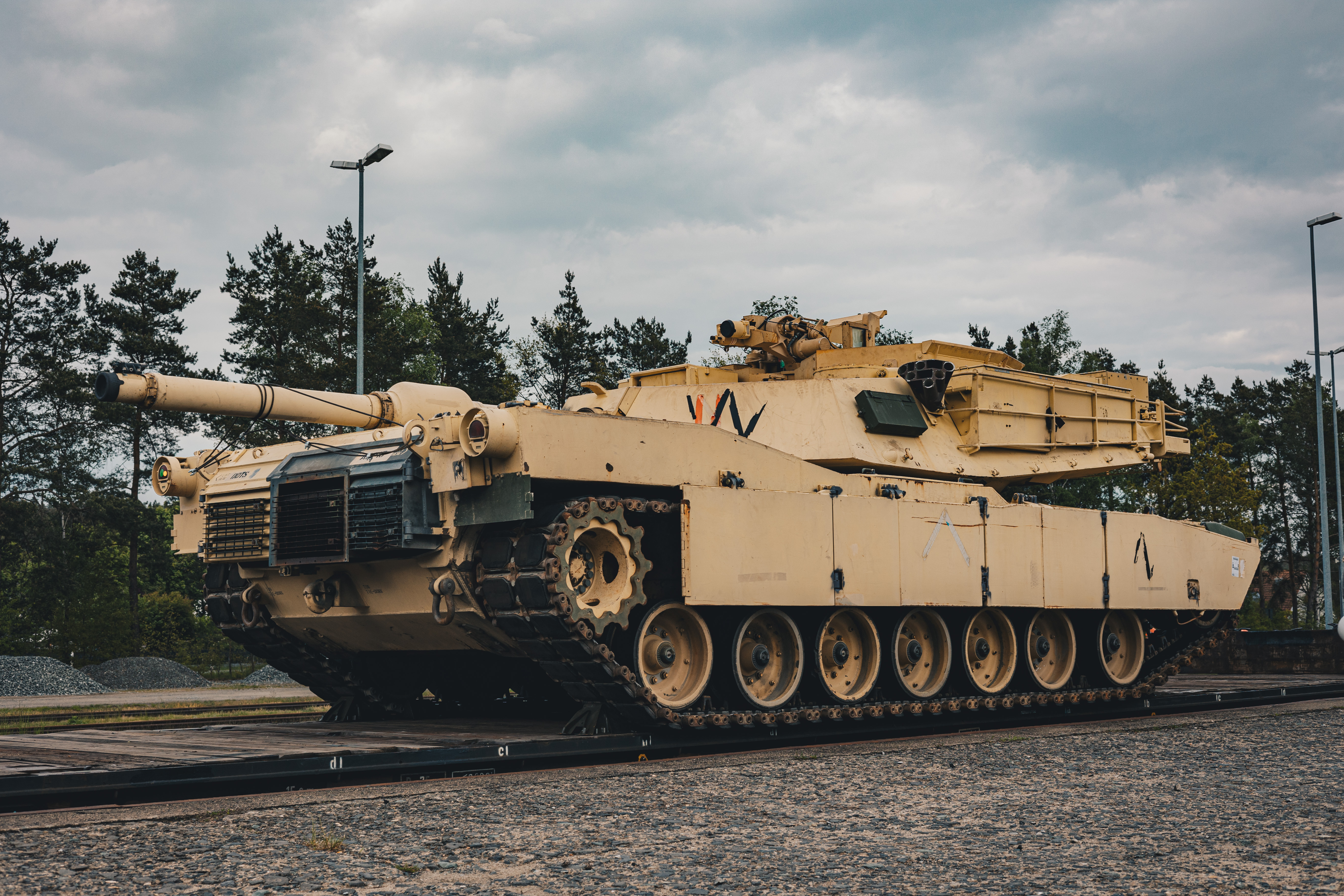 An M1A1 Abrams tank